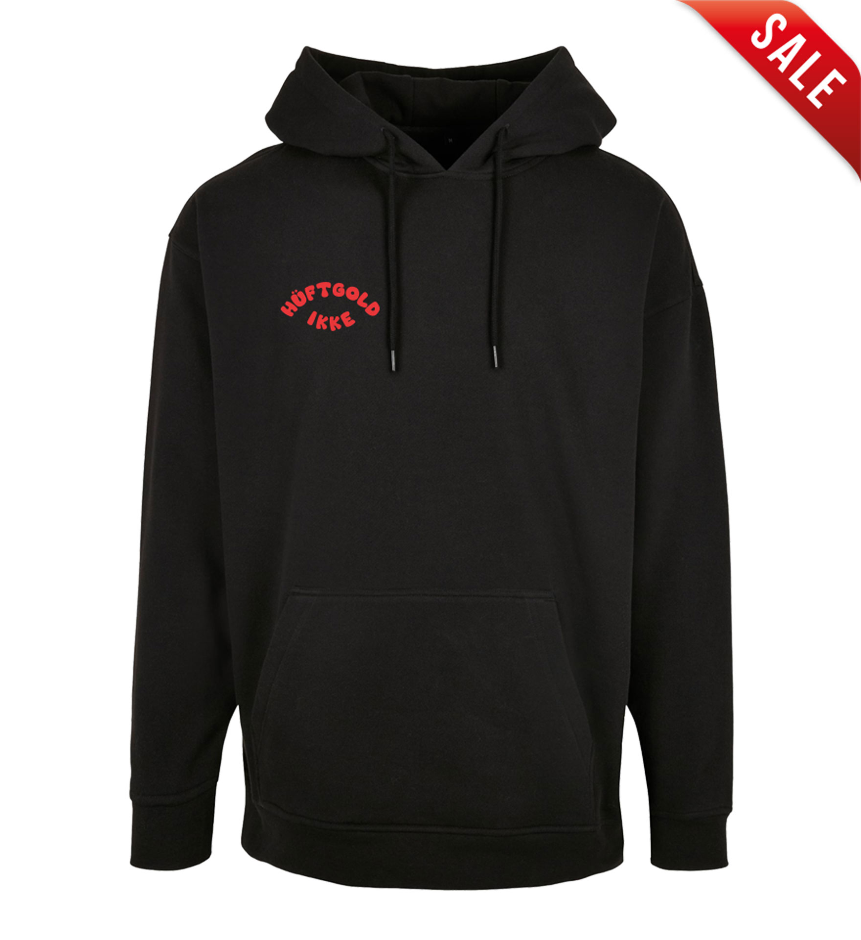 Hoodie "Ich schwanke noch schwarz/rot"