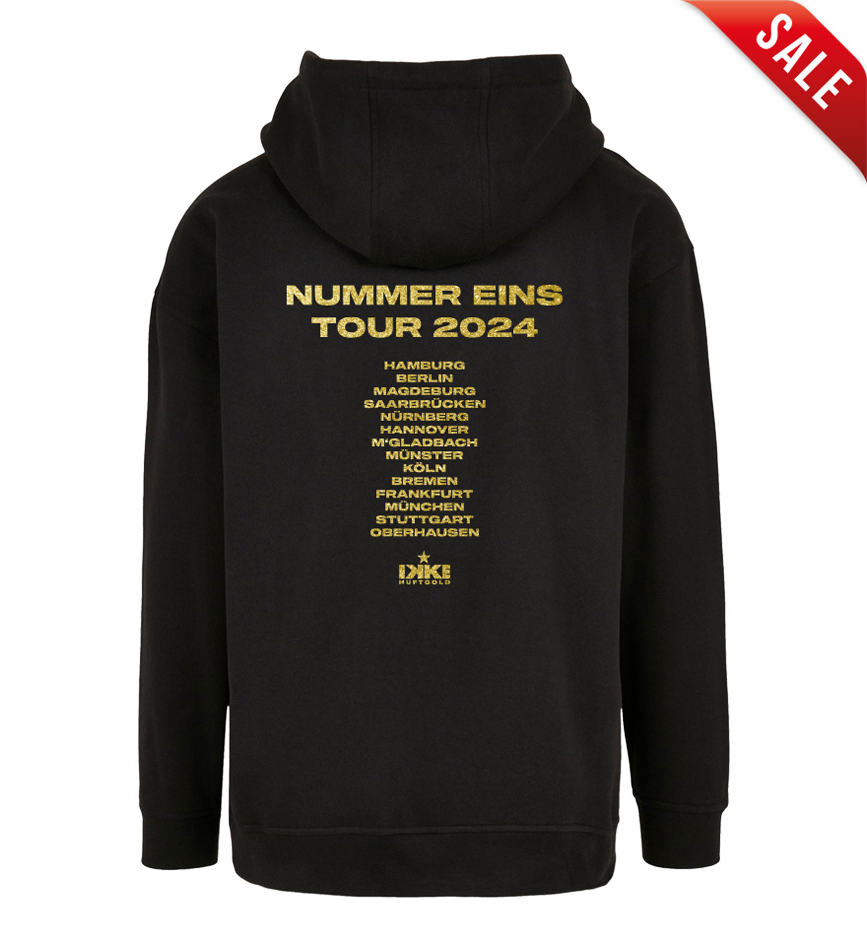 Hoodie "Tour Ikke Gold-2024"